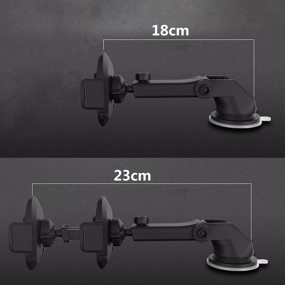 Universal Car Phone Holder Bracket Auto Interior Adjustable Automatically Locking Phone Holder Mount Windshield Accessories