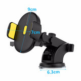 Universal Car Phone Holder Bracket Auto Interior Adjustable Automatically Locking Phone Holder Mount Windshield Accessories