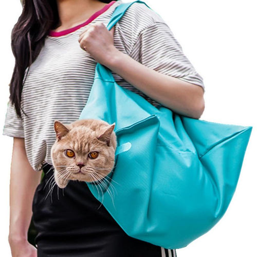 Multi-function Small Dog Cat Sling Carrier Bag Travel Tote Soft Comfortable Double-sided Pouch Shoulder Carry Handbag